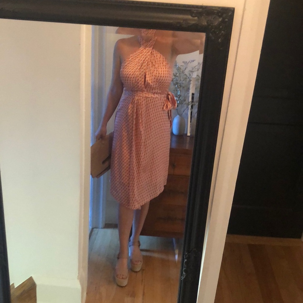 Club Monaco Cross Neck Dress